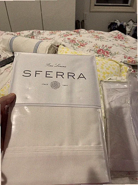 $450 Sferra Portugal NWT 2pc Euro Shams Marialva WHITE Silk/Cotton