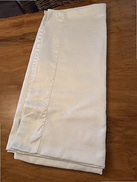 Linea Casa By Sierra King Flat Sheet Ecru 100% Egyptian Cotton Made In Italy Lux