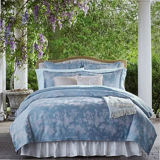 NIP SFERRA 3416 Lumia Bluebell Full/Queen Quilted Coverlet $1900