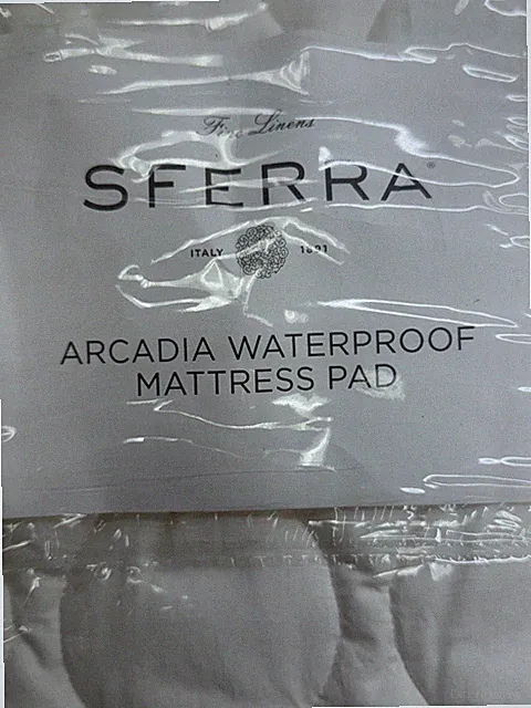 Sferra Arcadia Down Alternative Full Mattress Pad Preowned