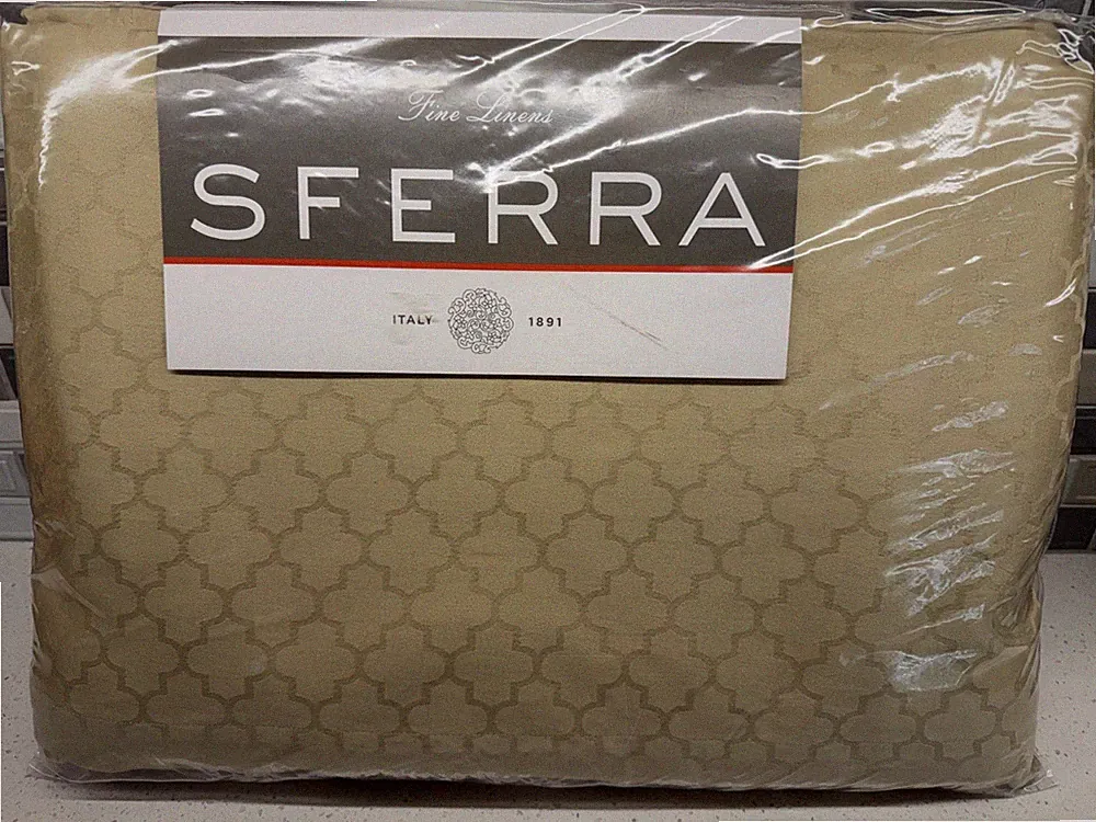 Sferra "Asti" Queen Duvet Cover Set, New Egyptian cotton made in Italy, NEW!