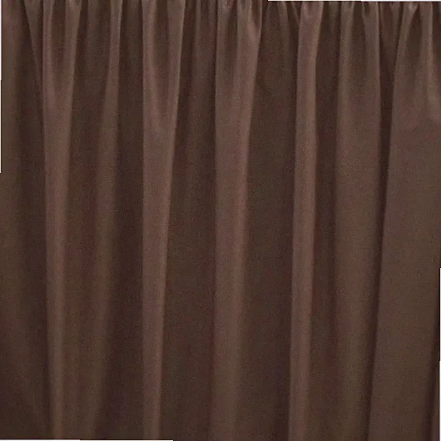 Sferra Celeste Brown Queen Bed Skirt Chestnut Gathered Egyptian Cotton Italy NEW