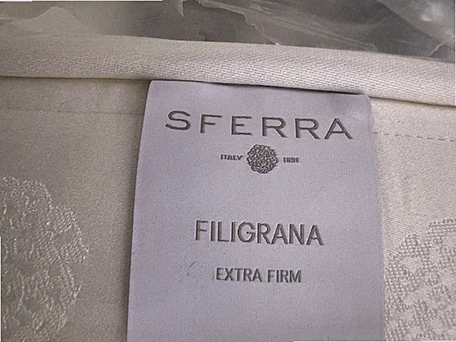 SFERRA FILIGRANA FIRM QUEEN MATTRESS NEW LUXURY CLOSEOUT FAST SHIP
