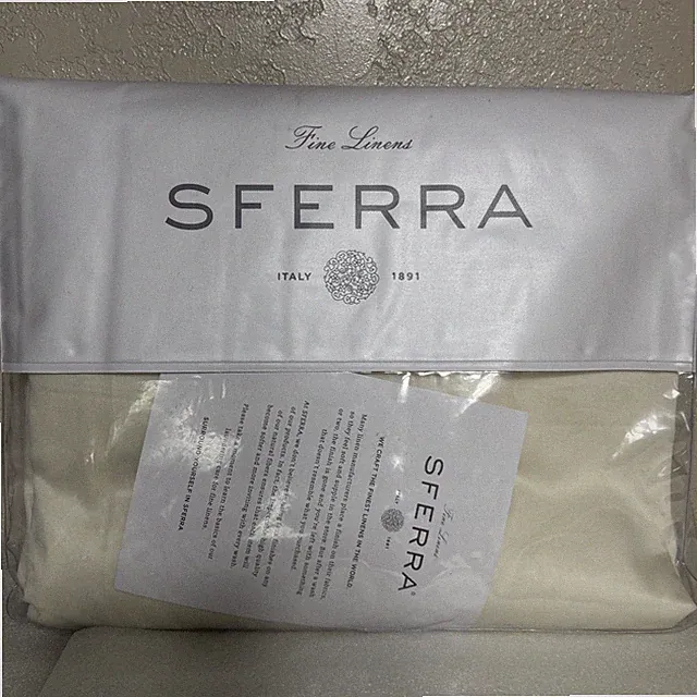 Sferra Fiona Full Queen Duvet Cover Ivory New