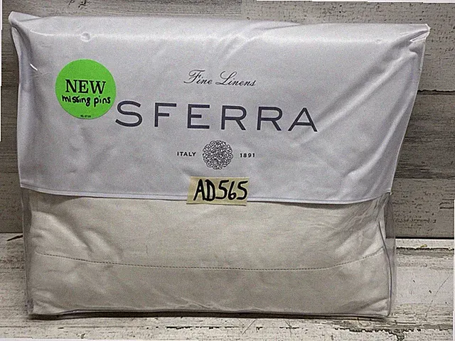 SFERRA Fiona King Dust Ruffle Bed Skirt Ivory Missing Pins