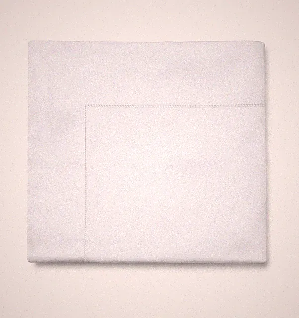 Sferra Fiona White Sateen 100% Long Staple Cotton Sheets or Pillowcases