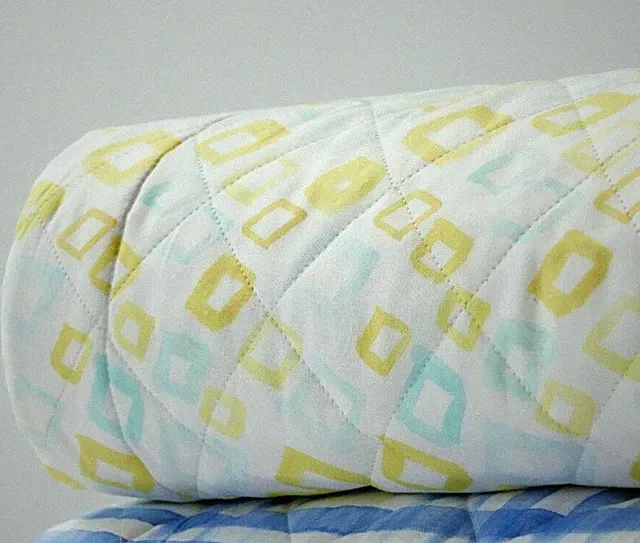 Sferra Geometrico Queen Quilt Multicolor Diamond Cotton Percale Print Italy NEW