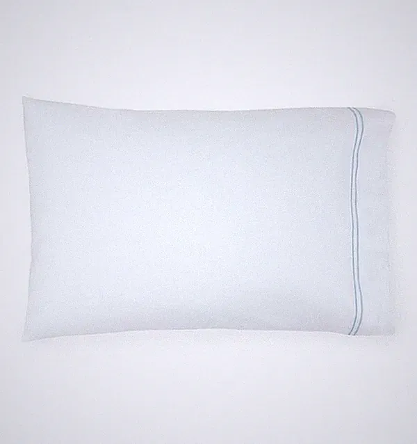SFERRA Grande Hotel bedding 100% cotton - made in Italy king cases white/blue