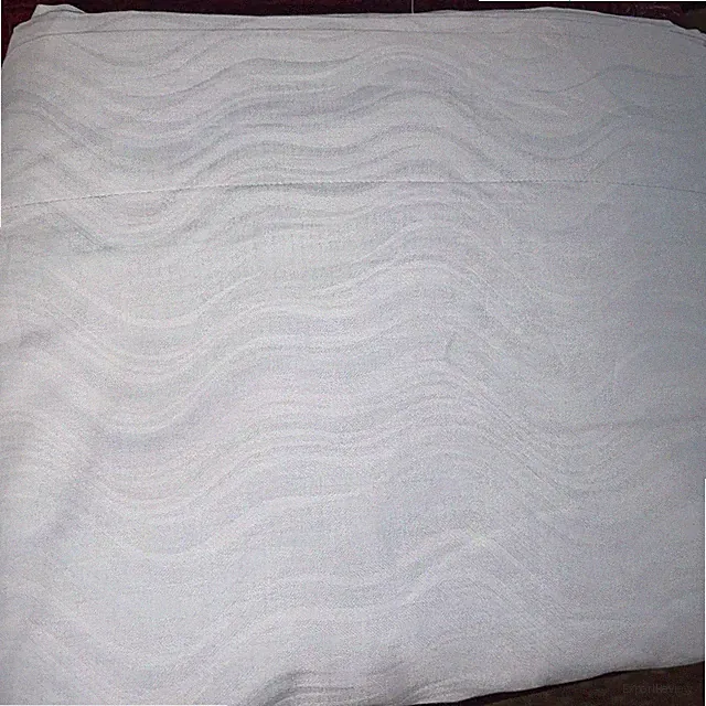 Sferra Queen Duvet Cover Onda Long Staple Cotton Aquamarine Italy