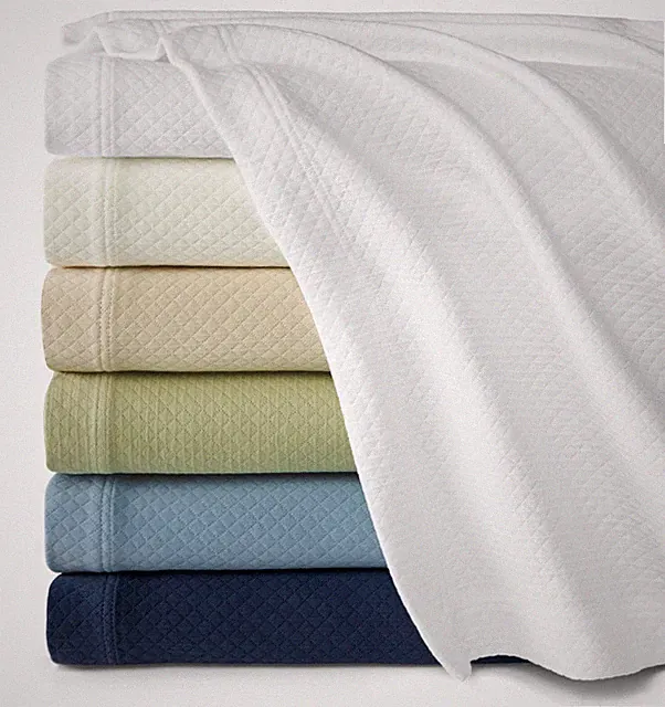 SFERRA ROMBO COTTON MATELASSE / BED COVERLET FROM PORTUGAL