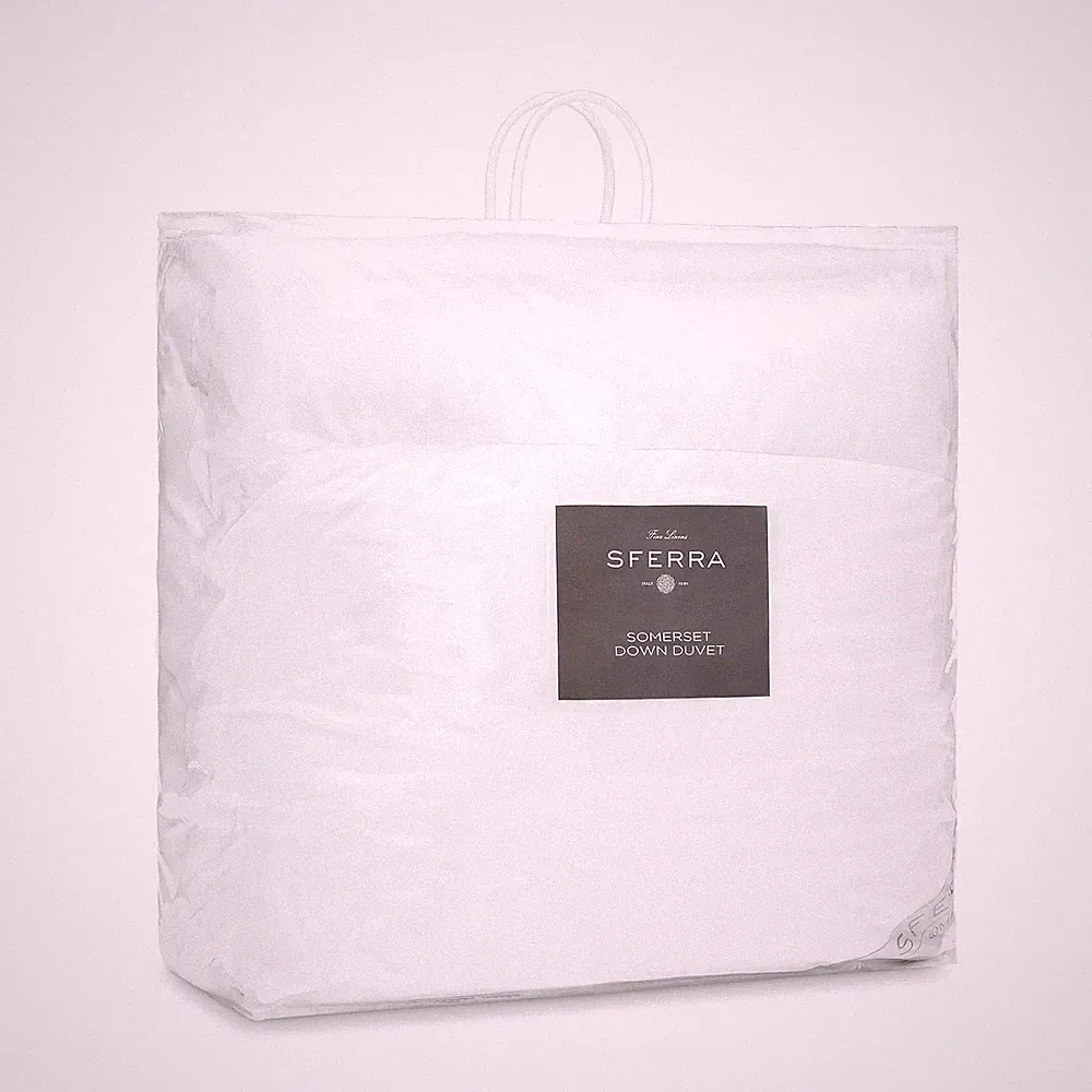SFERRA Somerset Down Duvet Insert Luxury White Goose Down Bedding